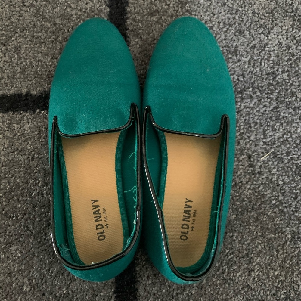 Old Navy Dark Green Loafers